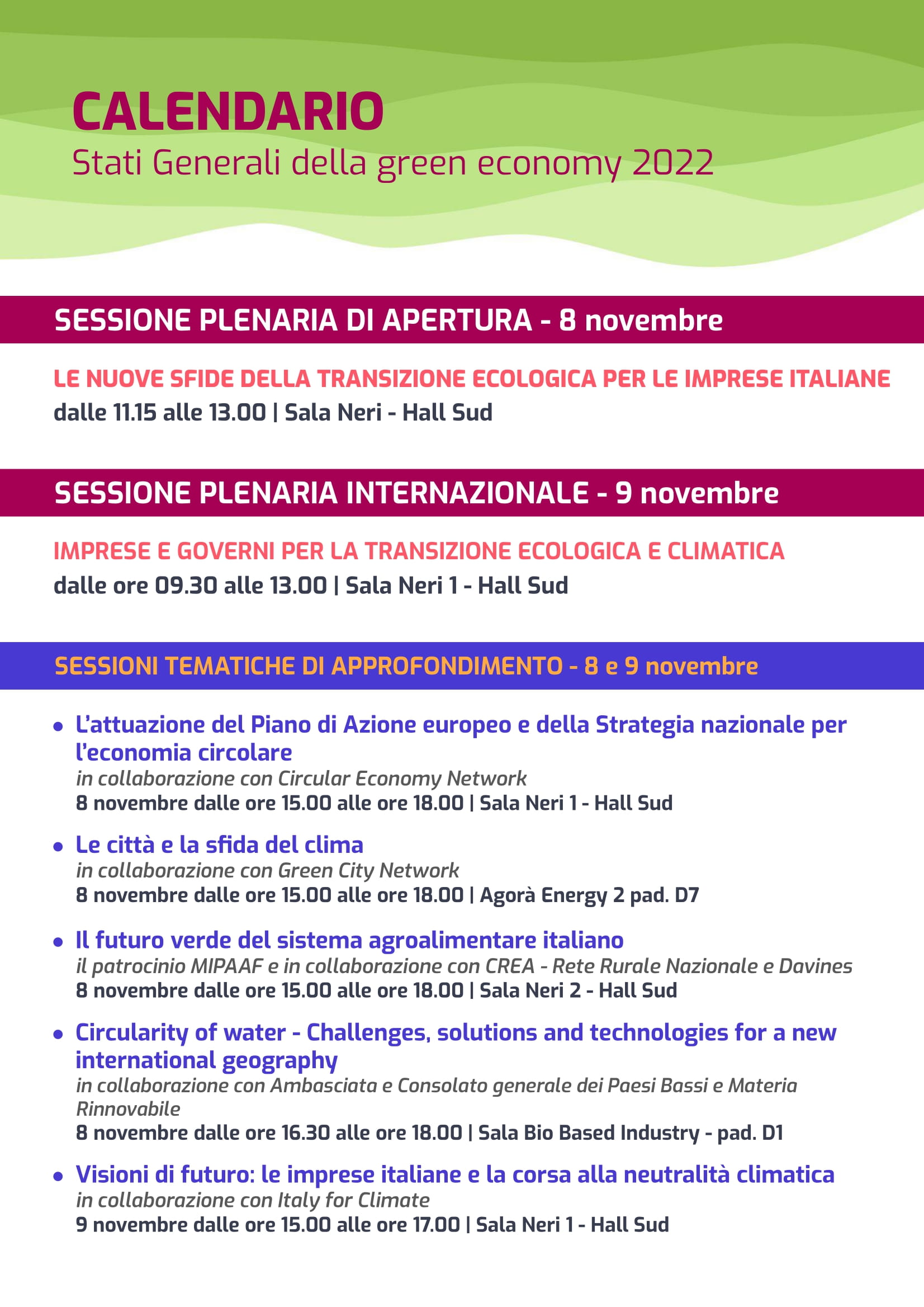 Conclusi gli Stati Generali della Green Economy 2022, la due giorni verde per declinare il percorso verso la transizione ecologica