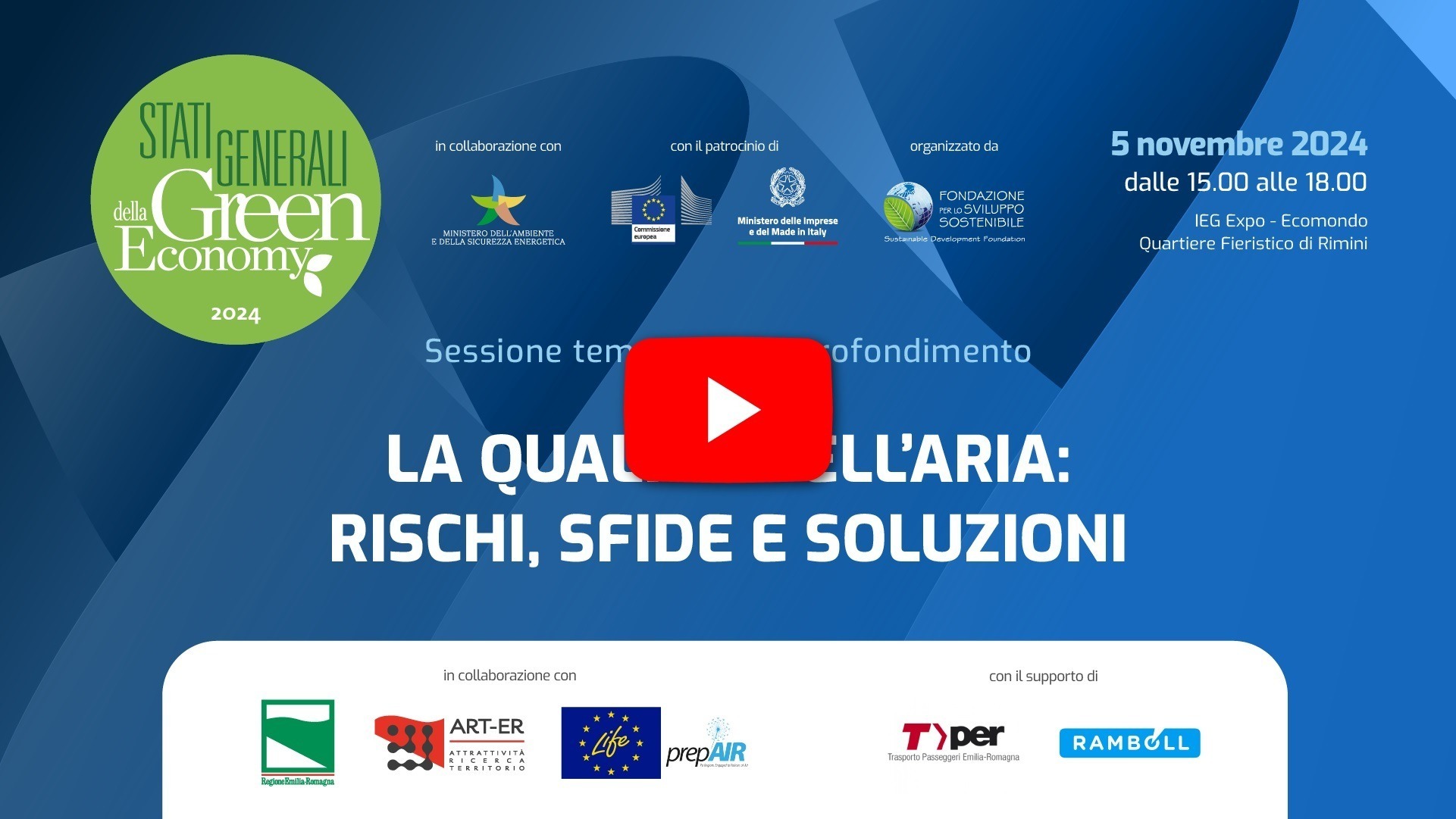 Stati Generali 2024: video della sessione tematica sulla Qualità dell’aria