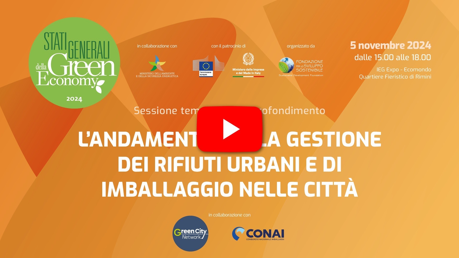 Stati Generali 2024: video della sessione tematica Gestione dei rifiuti urbani