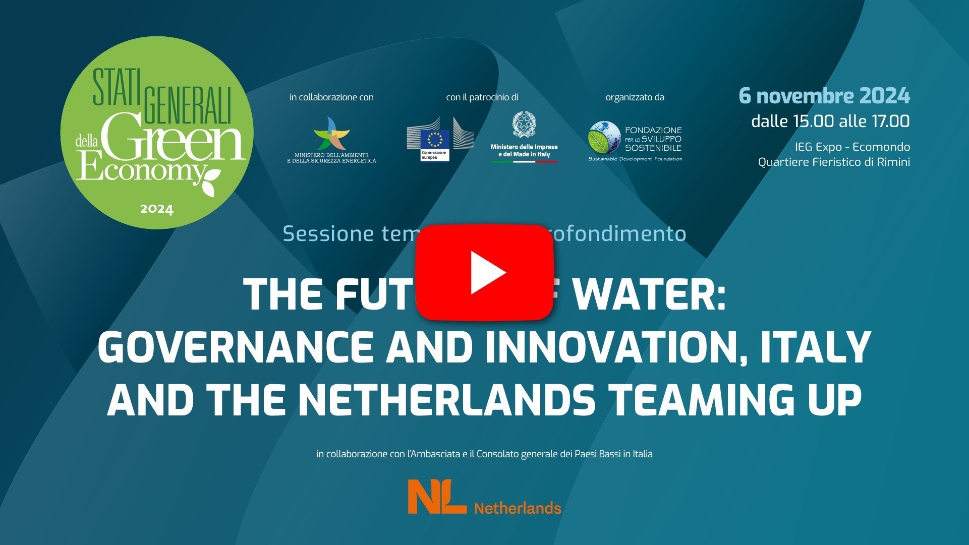 Stati Generali 2024: video della sessione Il futuro dell’acqua